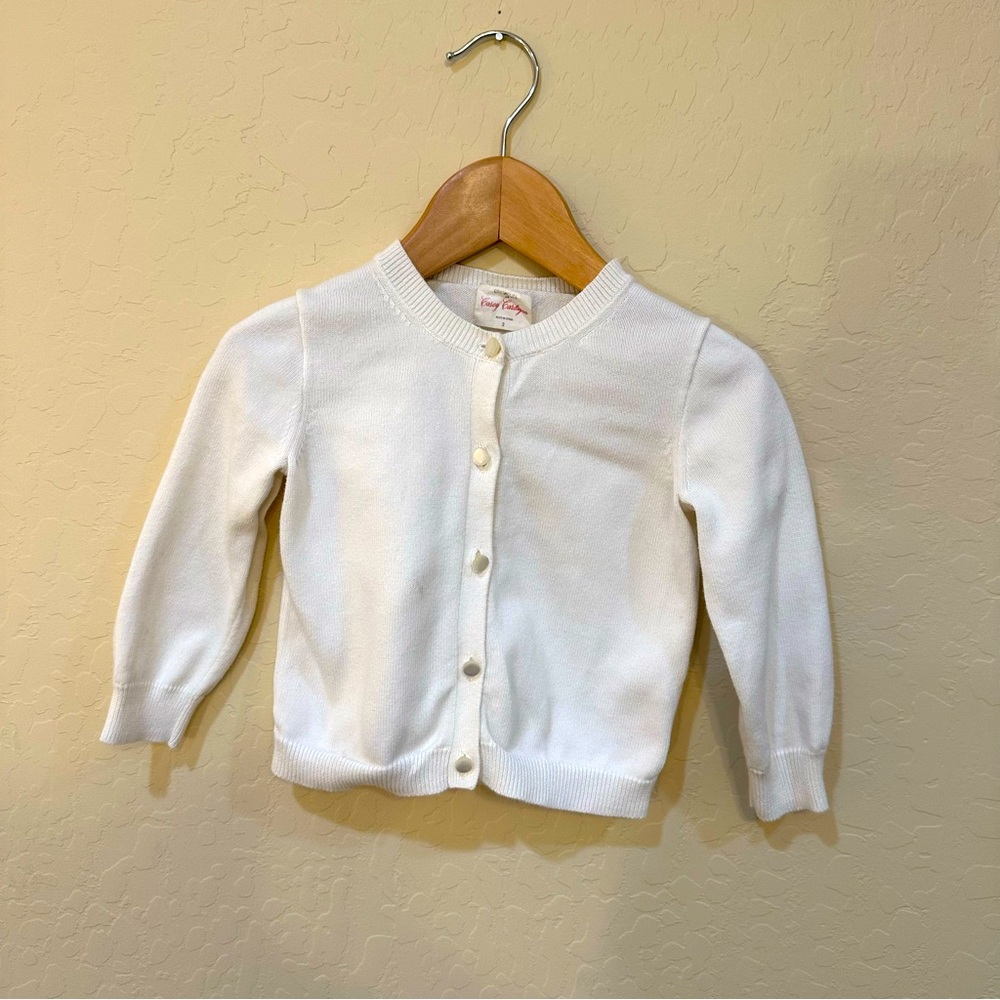 Crewcuts cream cardigan